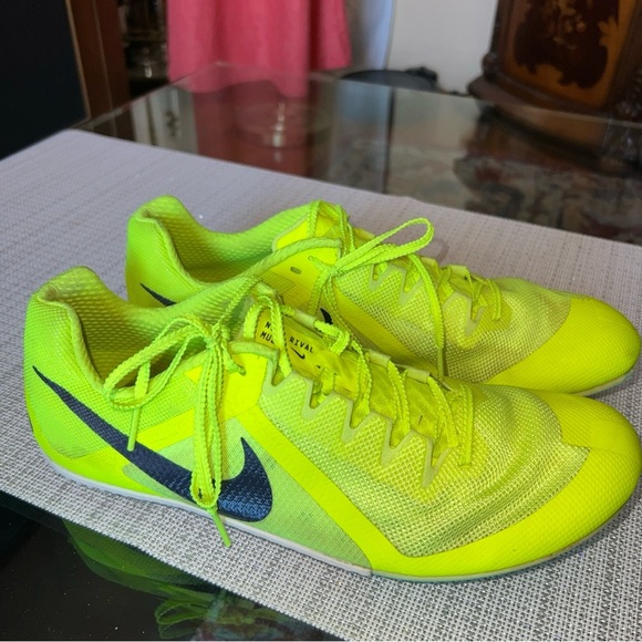 Nike Zoom Rival Athletic Spikes DC8749-700 Yellow Black Men Size 12 Spikes - Picture 12 of 12